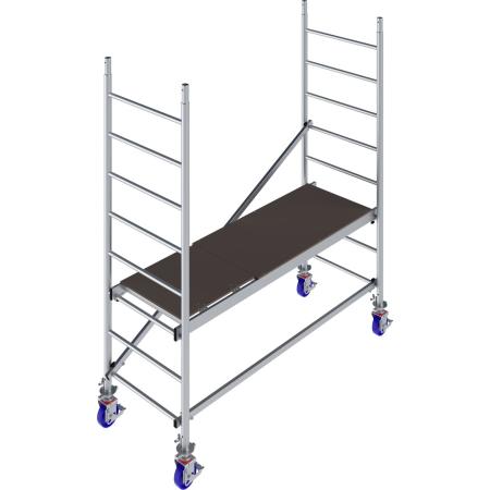 Aluminiowe rusztowanie jezdne Krause ProTec – wysokość robocza 2,9–14,3 m